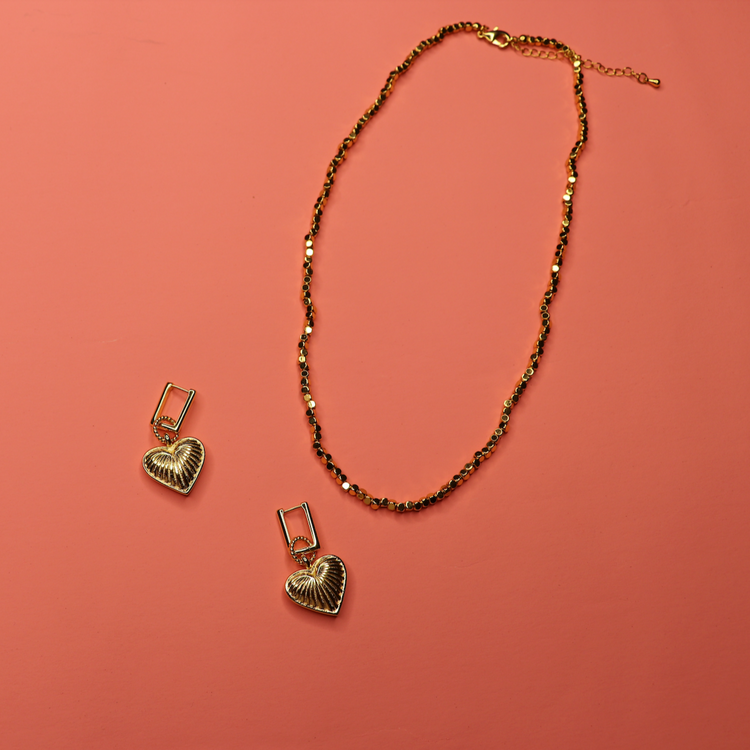 The Barbie Necklace and Earrings