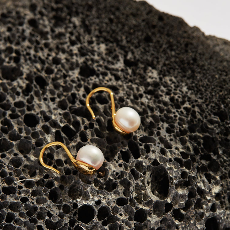 Baroque Pearl Music Earrings