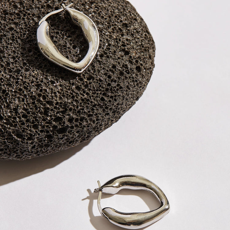 Classic Irregular Hoop Earrings