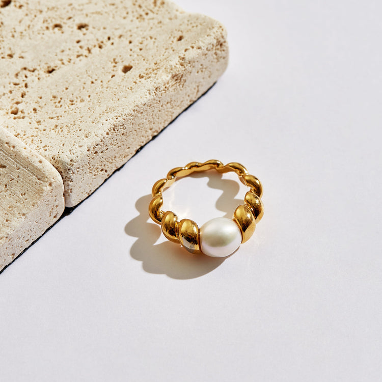 Pearl Braid Ring