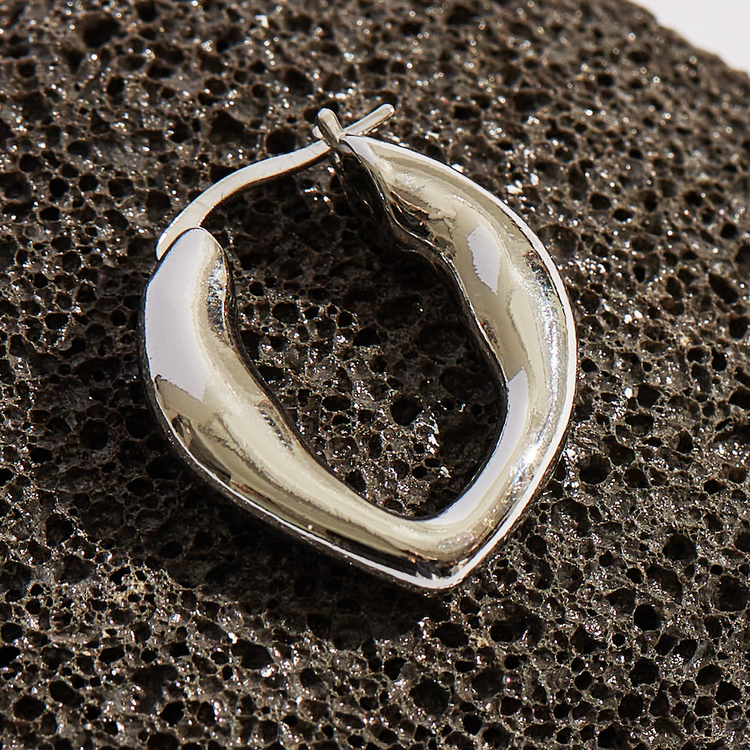 Classic Irregular Hoop Earrings