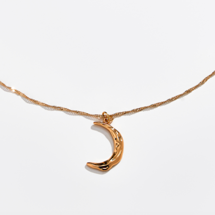 Moonshine Moon Pendant Necklace