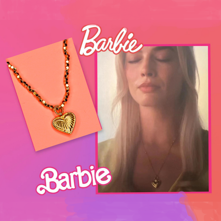 The Barbie Necklace and Earrings