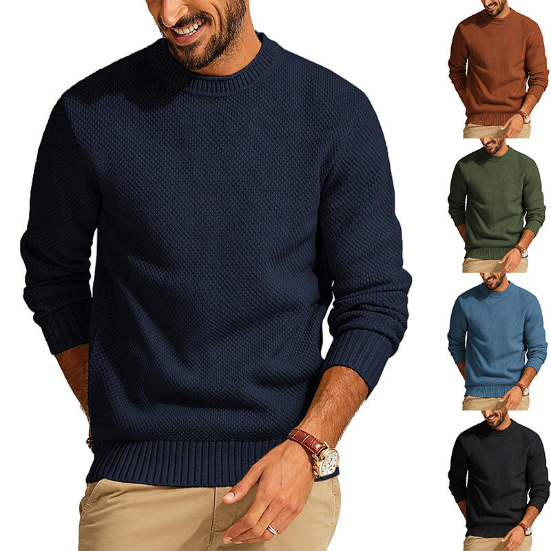 Cormac | Men's Knit Sweater Crew Neck Pullover - Image 1