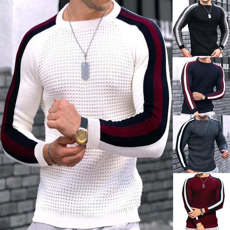 Corvane | Men's Knit Sweater - White - Image 1