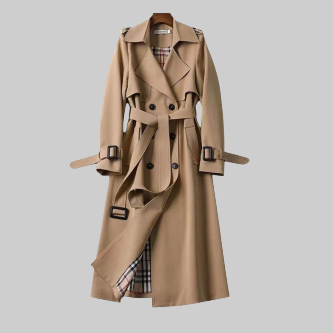 Mireille | Women's Classic Belted Trench Coat - Image 1