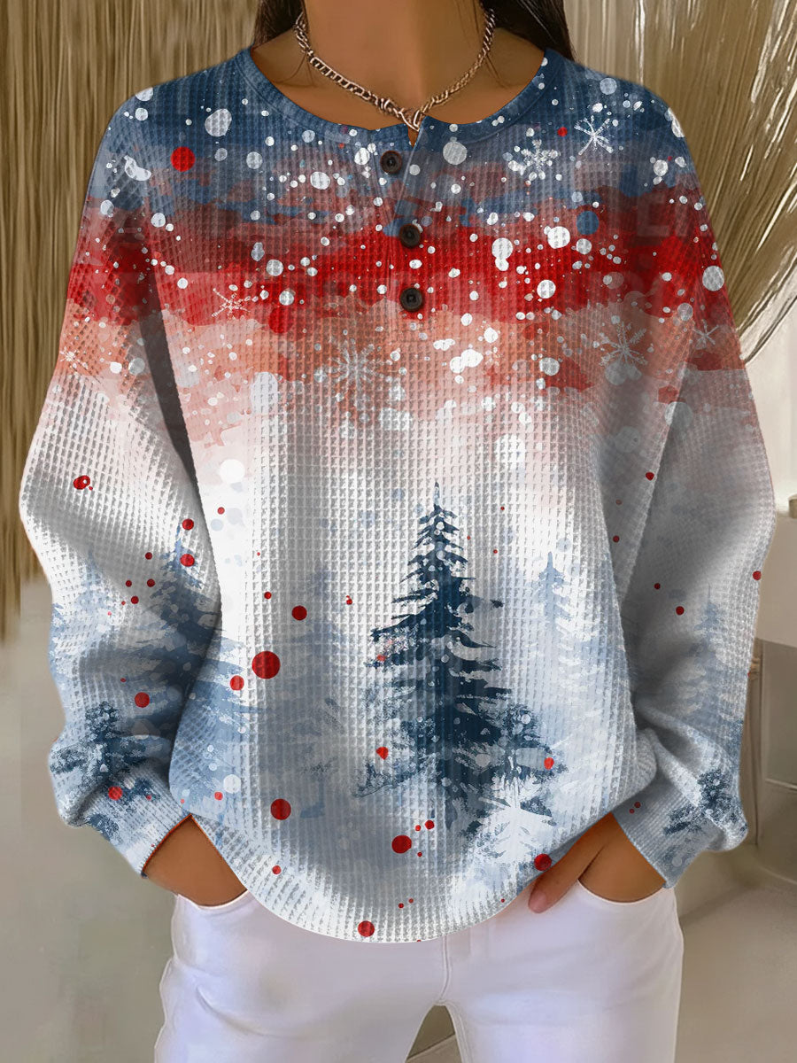Veldris | Women's Christmas Sweater Long Sleeve Top - Image 1