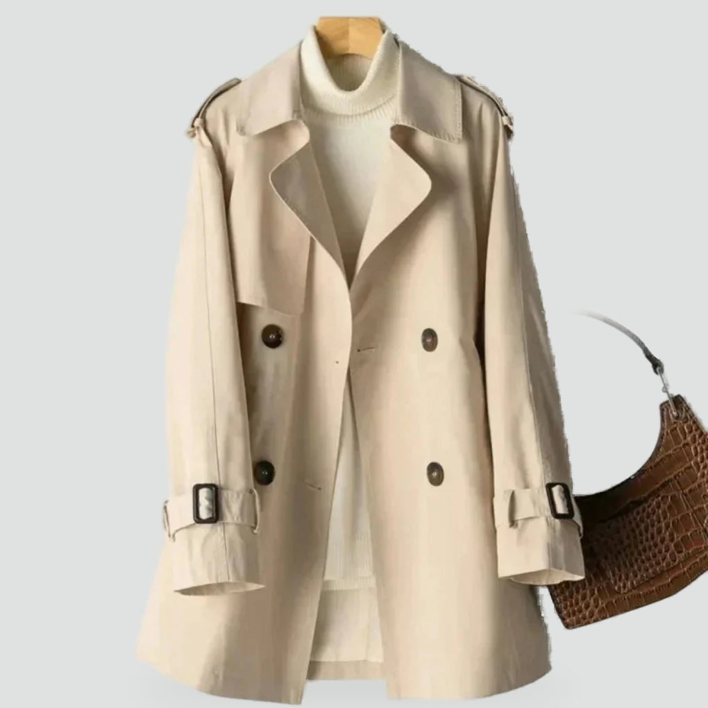 Veldwyn | Women's Double-Breasted Trench Coat - Image 1