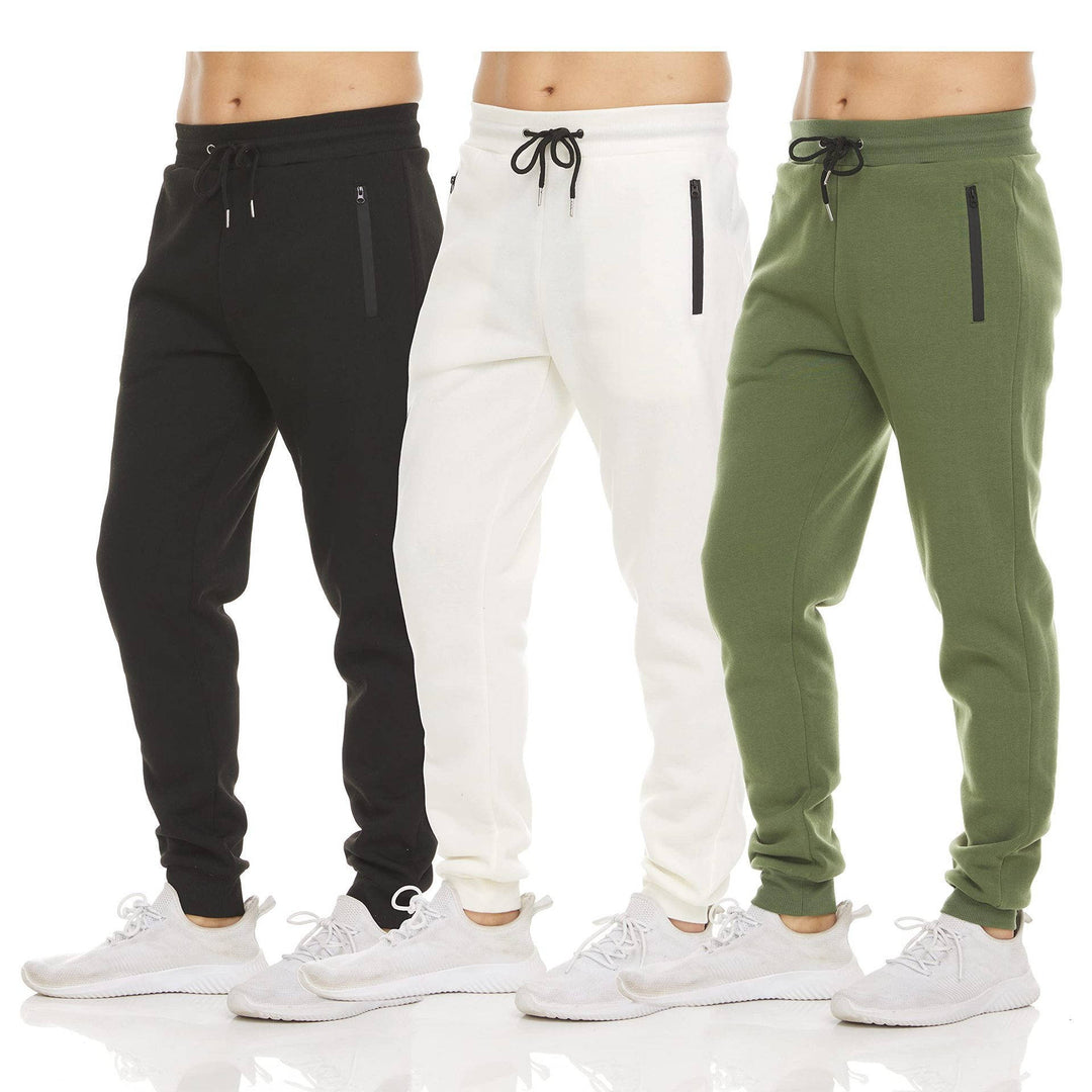 Vorrex | Men's Fleece Jogger Sweatpants 3-Pack - Image 1