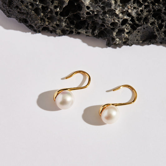 Baroque Pearl Music Earrings