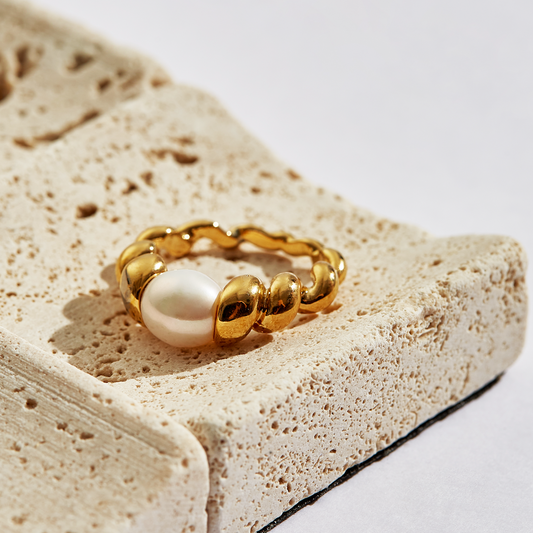 Pearl Braid Ring