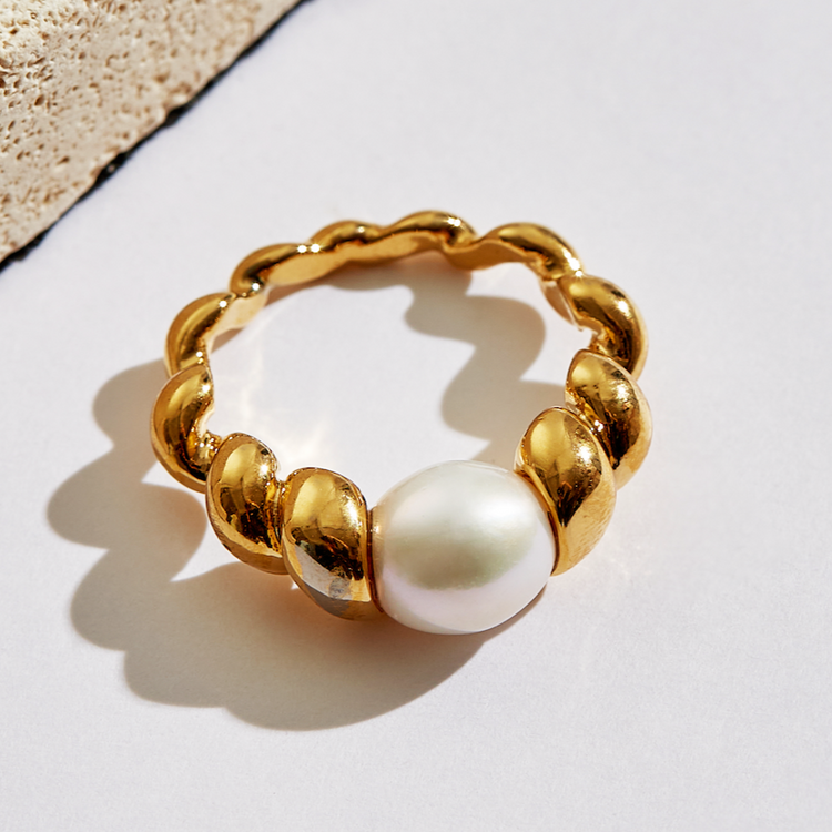 Pearl Braid Ring